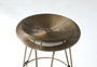 GINER Y COLOMER Tabouret de bar haut en métal Doré 76 cm